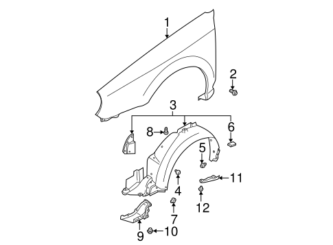 Impreza FENDER & COMPONENTS