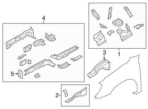 Sebring STRUCTURAL COMPONENTS & RAILS 2