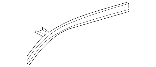 61201-0R010 Деталь INNER RAIL, RIGHT