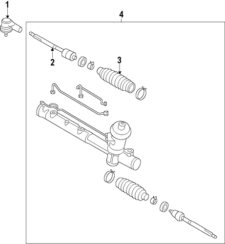 Tribute STEERING GEAR & LINKAGE 2