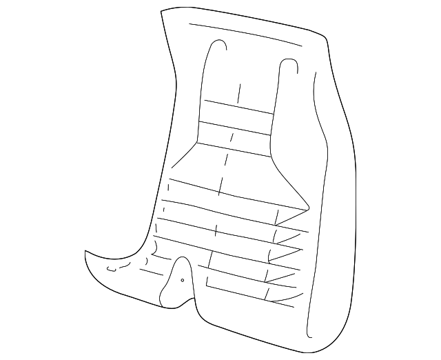 12454434 Деталь SEAT BACK PAD