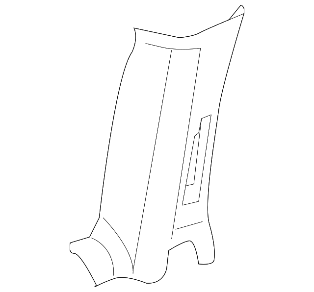 25759536 Деталь PILLAR TRIM, LEFT