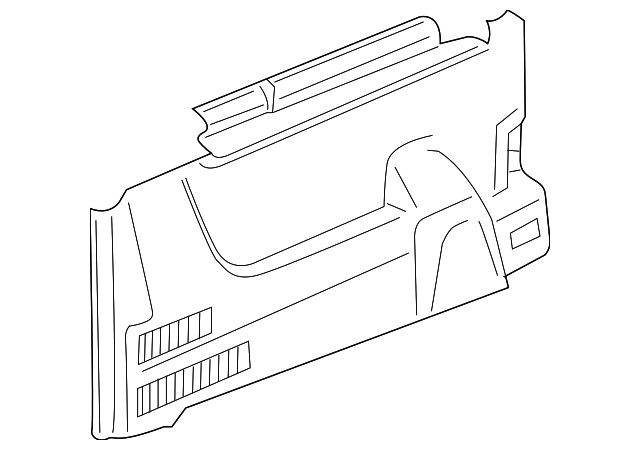 15102402 Деталь LOWER TRIM PANEL, LEFT