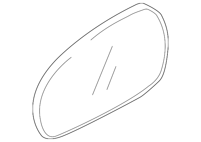 LC62-69-123 Деталь GLASS ASSY, RIGHT