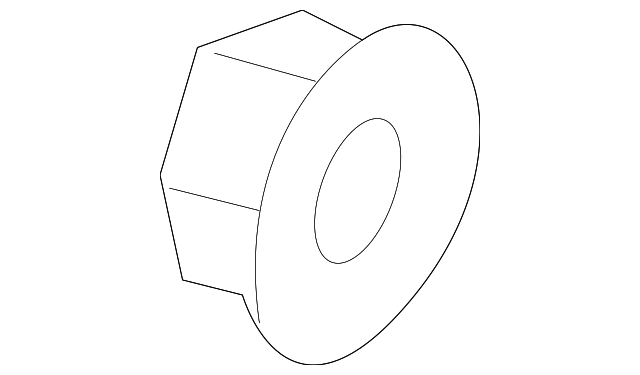 638489E00A Деталь FINISH PLATE NUT