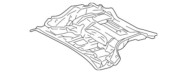 203-610-08-61 REAR FLOOR PAN