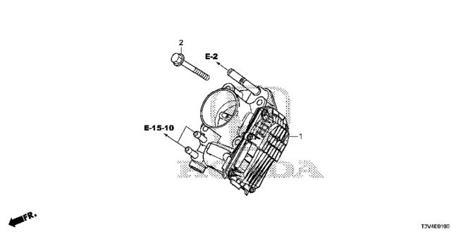 ENGINE/THROTTLE BODY for 2014 Honda ACCORD PLUG-IN #1