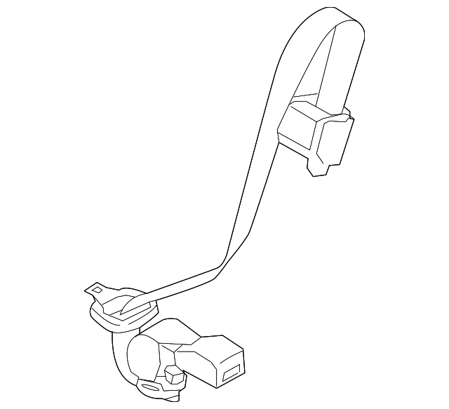 DRY1-57-740-01 Деталь CENTER SEAT BELT