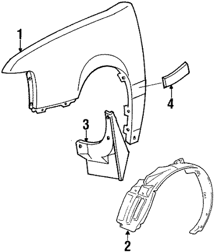 Sonata EXTERIOR TRIM - FENDER