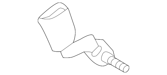 73380-0E090-A0 Деталь OUTER BUCKLE, RIGHT