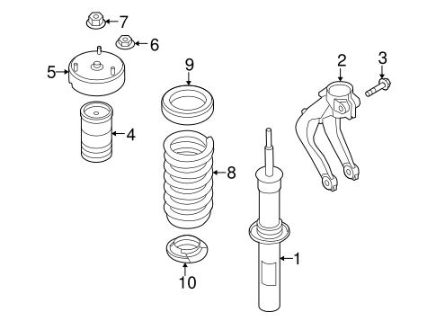 X6 STRUTS & COMPONENTS