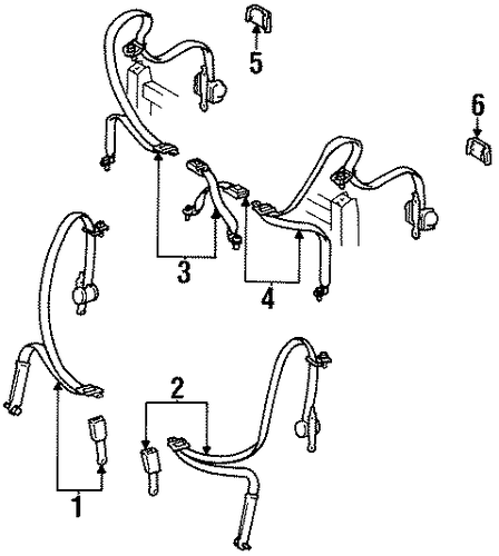 Celica FRONT SEAT BELTS 2