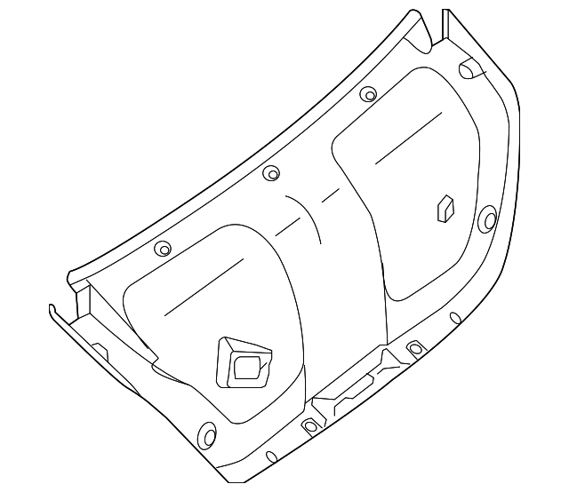 84966-3TA0A Деталь TRUNK TRIM PANEL