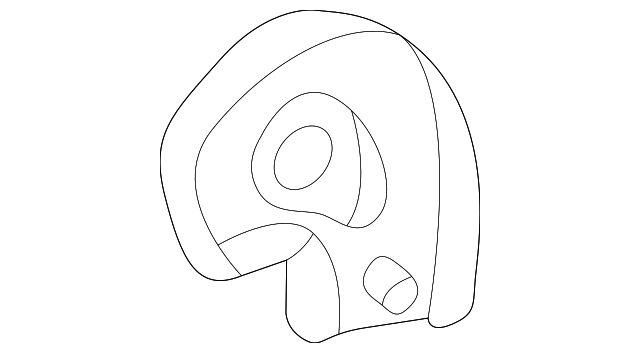 71867-04010-E0 Деталь RECLINE COVER, LEFT
