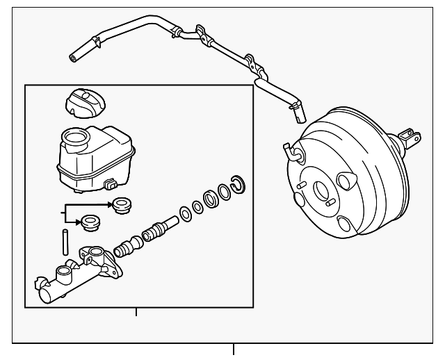 58500-3M000 Деталь BOOSTER ASSY