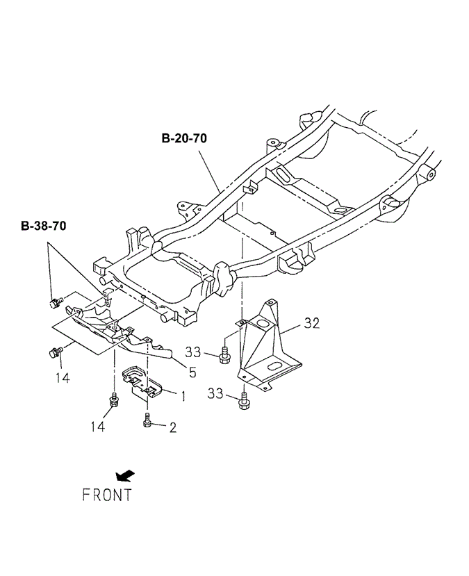 BODY / AIR CONDITIONING/UNDER GUARD for 1998 Acura SLX #1