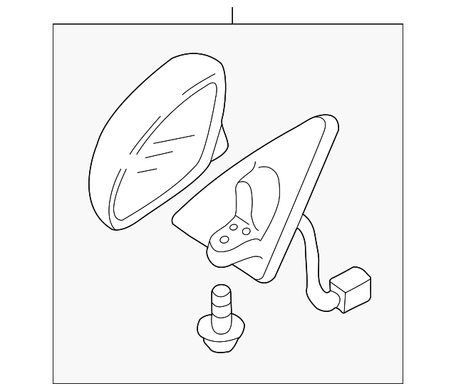 EC0269180J Деталь MIRROR ASSY, LEFT