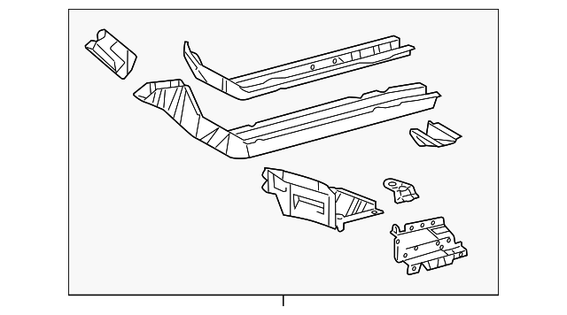 57107-02902 Деталь REAR RAIL ASSY, RIGHT