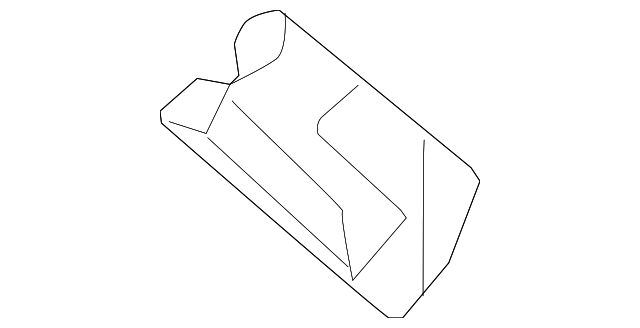 57188-02040 Деталь REAR RAIL PLATE, LEFT
