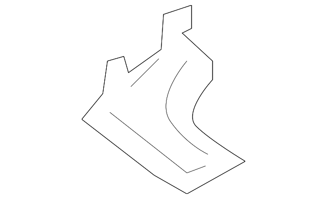 768D31LA0A Деталь INNER LOCK PLR INSULATOR, LEFT