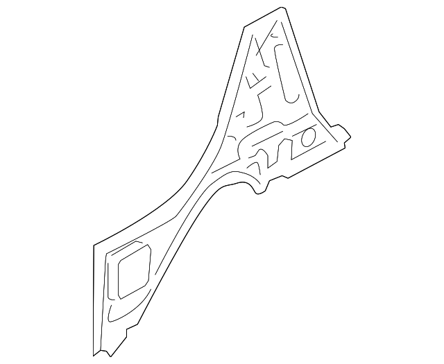 766B11LA0A Деталь LOWER PANEL, LEFT