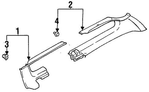 Legacy INTERIOR TRIM - QUARTER PANELS