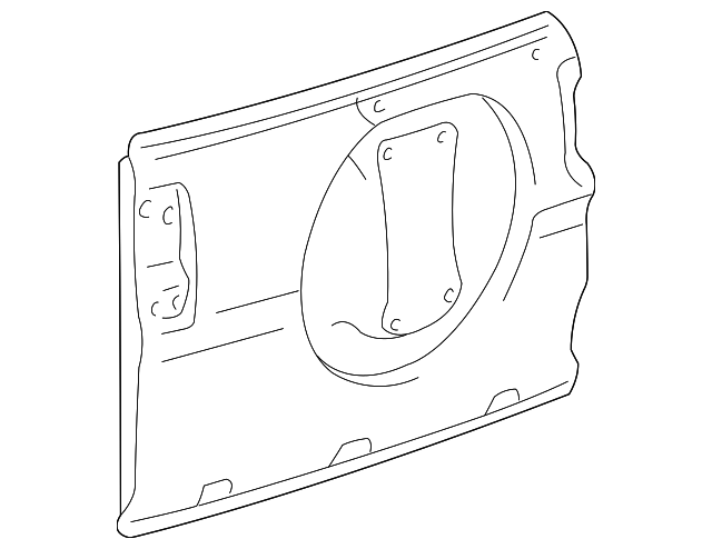 67005-42090 Деталь DOOR SHELL