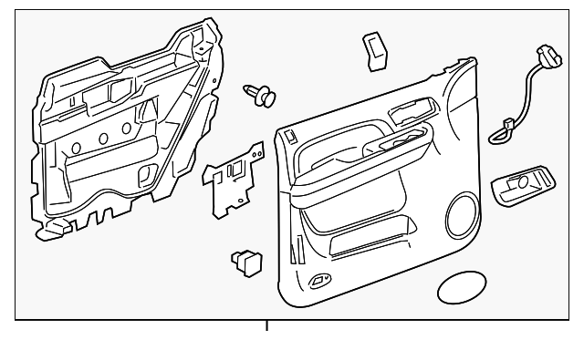 25870166 DOOR TRIM PANEL, RIGHT