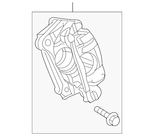 68025561AA Деталь CALIPER, RIGHT