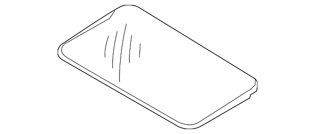 81610-3K000 SUNROOF GLASS