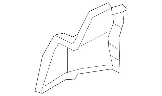 19316718 Деталь AIR GUIDE, RIGHT