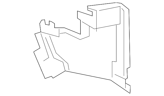 19316721 Деталь AIR GUIDE, LEFT