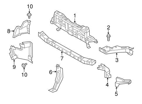 City Express RADIATOR SUPPORT