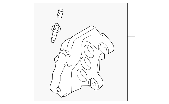 7L6-615-123-T Деталь CALIPER, LEFT