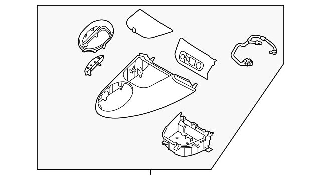 84650-B2020CA UPPER CONSOLE