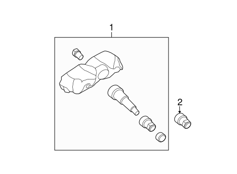 Elantra TIRE PRESSURE MONITOR COMPONENTS