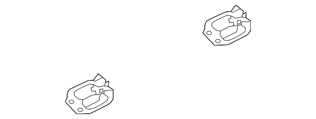 90523-JX50B Деталь LOWER LATCH, LEFT
