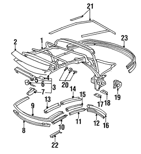 Cabriolet FRAME & COMPONENTS