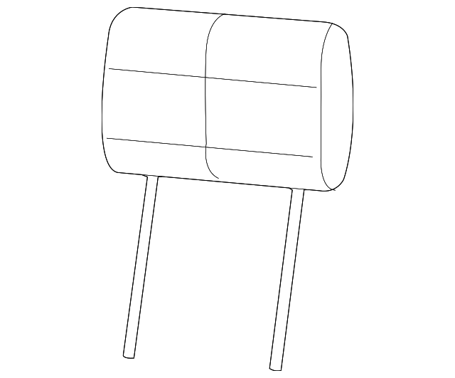 1SJ60XDVAA Деталь HEADREST, RIGHT