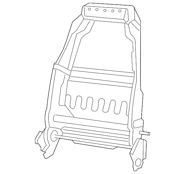 68079650AA Деталь SEAT BACK FRAME, RIGHT