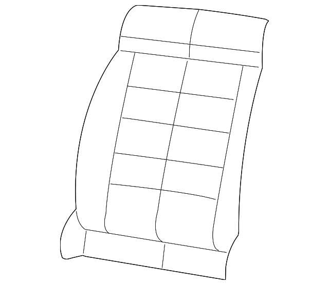 1TF49BDQAA Деталь SEAT BACK COVER, LEFT