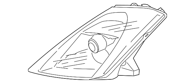 26025-CD015 Деталь LENS & HOUSING, RIGHT