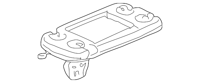 81190-S0X-A01ZC Деталь TABLE ASSY., FR. SEAT CENTER *YR169L* (M