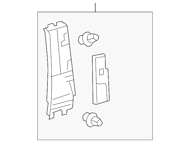 62410-60170-A0 Деталь UPR CTR PLR TRIM, RIGHT