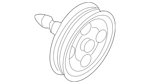 MR403536 Деталь PUMP PULLEY