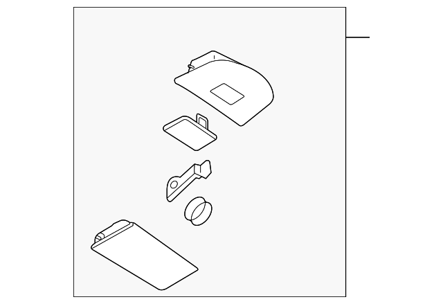 LC636997YA80 Деталь BOX ASSY