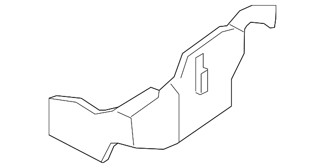 YL8Z-16102-AA Деталь SPLASH SHIELD, RIGHT