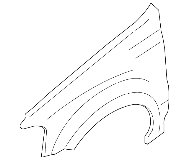 YL8Z-16005-DA Деталь FENDER, RIGHT