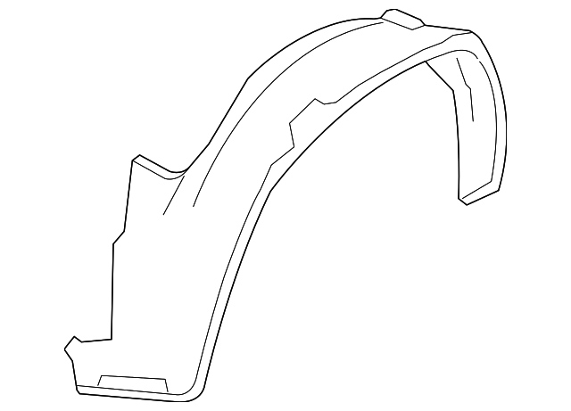 5L8Z-16103-AA Деталь FENDER LINER, LEFT