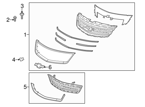 Traverse GRILLE & COMPONENTS